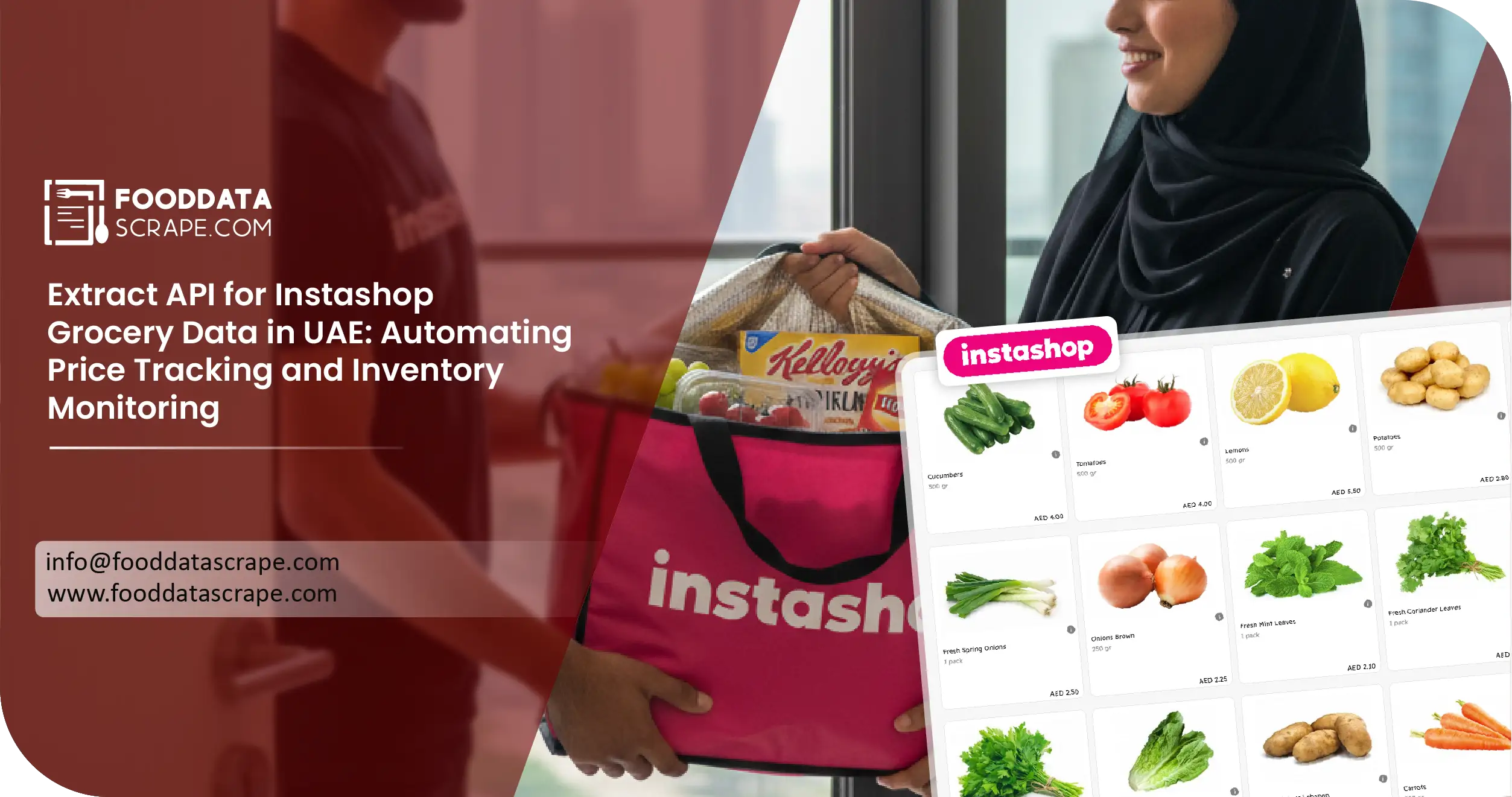 Instashop Grocery UAE Data Scraping